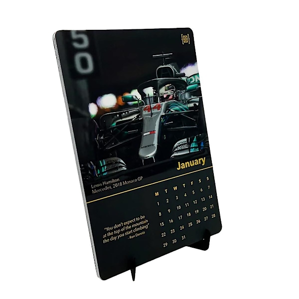 Bilkalender 2024 / F1 Racing Kalender 2024-2025 Vægkaleender Jan 2024-Dec 2025 / Hjemmekaleender Brugt