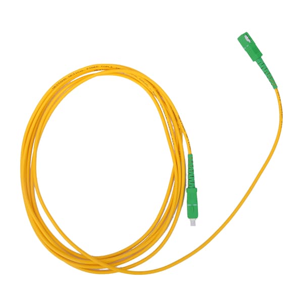 2 pcs Fiber Optic Patch Cable Single Mode & Single Core SC/APC SC/APC SM-G652D OS2 3 meters