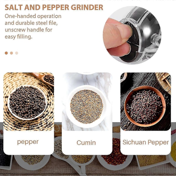 Mini Saltball Salt- och Pepparkvarn Söt