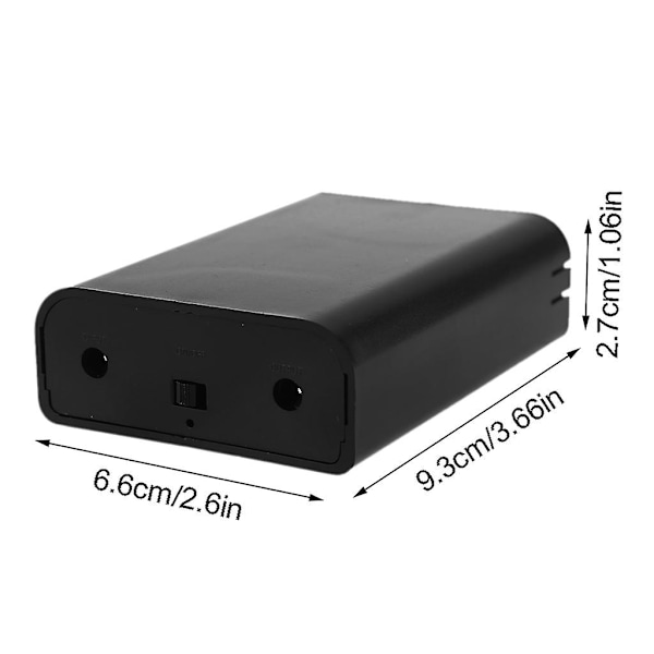 Usb för DC 12v utgång 3x 18650 batterier Diy Power Bank Box laddare passar för mobiltelefon Wifi Router Led Light