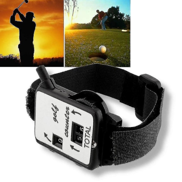 Golf Score Counter, Mini Wrist Golf Scorer Golf Stroke Counter Device Manual Clicker 3pcs Golf Acces