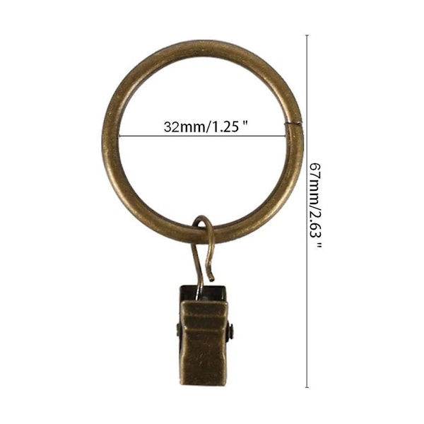 40 kpl Verhotrenkit Leukoilla 32mm Verhotrenkit Leukoilla Verhotrenkit Metalli Pronssi Verhokoukku