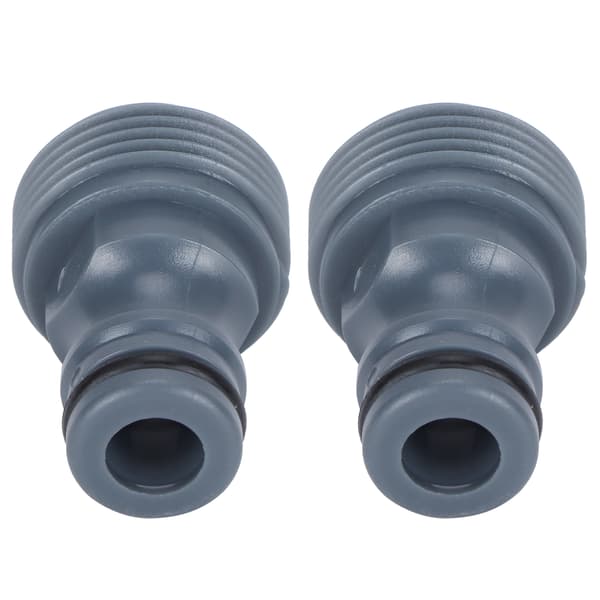 2pcs Quick Connect Nipple G3/4 Male Thread Hose Pipe Adapter Garden Irrigation