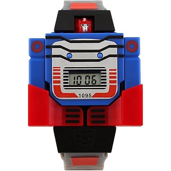 Drenge Piger Børn Kids Digital Ur Transformers Bumblebee Tegneserie Armbåndsur Ur til Børn - Børnegaver