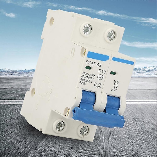 DZ47-63 2 P Mini Brytare Strömbrytare 400VAC10A