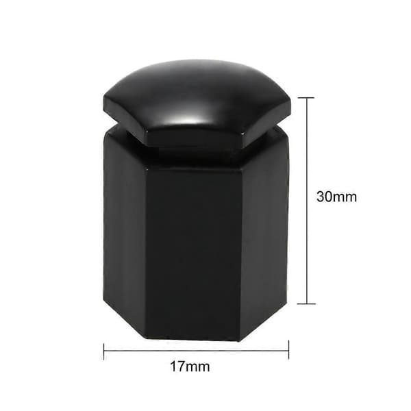 Set med 20 st 17 mm hjulmutterbultskydd i plast
