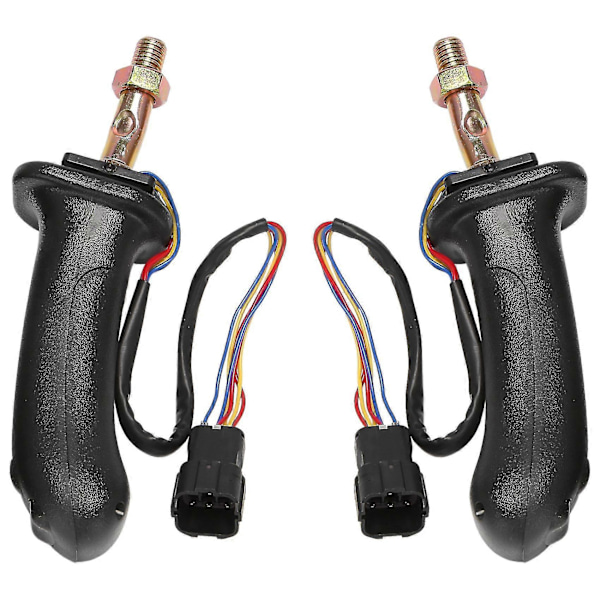 2 stk. L+r 3 Knapper Gravemaskine Joystick Assy Håndtagsgear Til Doosan Dx150 215 225 300 370-9c