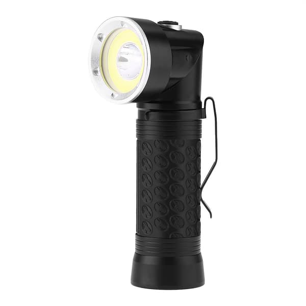 Bærbar T6+COB LED Foldbar Magnetisk Bagside LED Inspektion Lommelygte