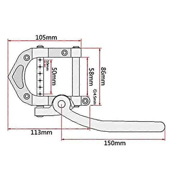 Gitarr Tremolo Stall Elektrisk Gitarr Tremolo Svans Tremolo för LP Jazz Gitarr Instrument Tillbehör