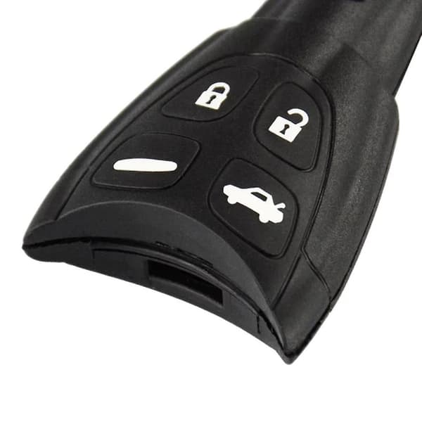 Saab Nøgle Cover/Bilnøgle Cover - (9-3 & 9-5) Sort