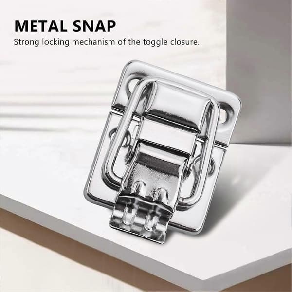 Metallspänne finish Resväska resväska lås 30x43mm Silver