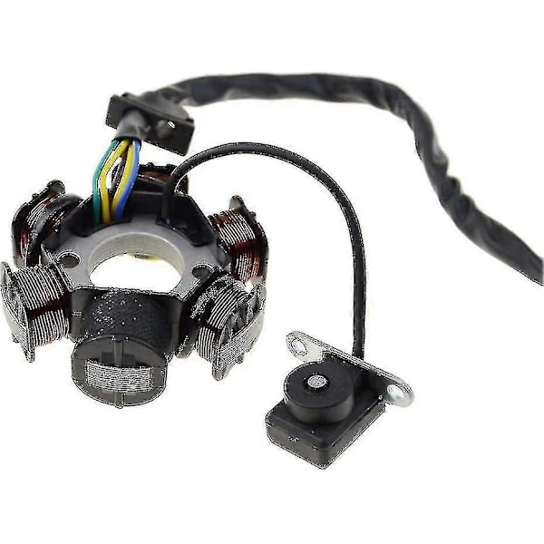 6-spole Magneto Stator Tændingsgenerator Kompatibel Med Til Gy6 50cc 70cc 90cc 110cc 125cc Knallert Atv Dirt Bike Fuld Bølge Spole