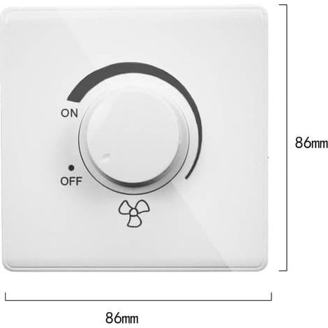 220V 10A Takvifte Hastighetskontroller – Trinnløs Hastighetskontroll – Lavt Energiforbruk – Enkel Installasjon