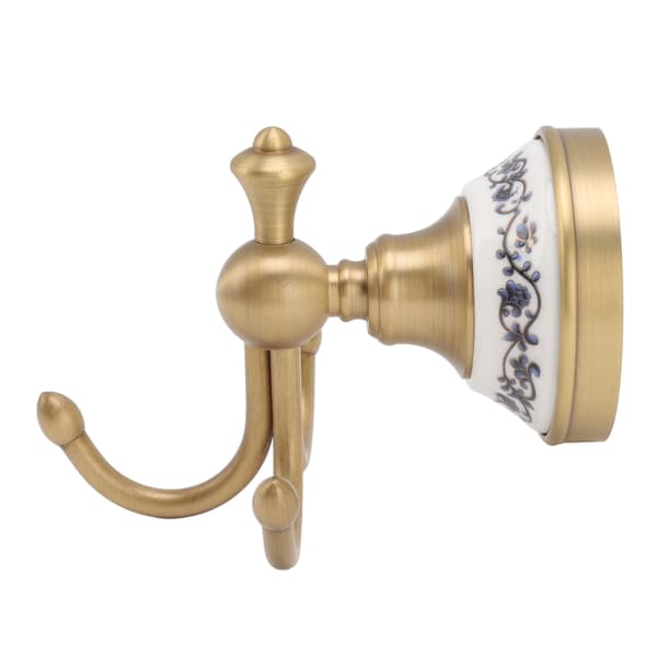 Elegant Wall-Mounted Clothes Hook for Bathroom, Decorative Robe Hook for Living Room, Sturdy Coat Hanger