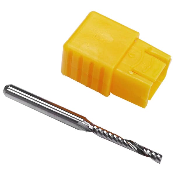 2mm x 15mm Karbid Enkelspårig Spiralfräs CNC Router Bit