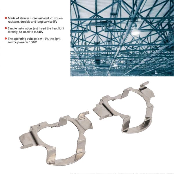 Høykvalitets TK-101 LED fastspenne frontlykt holder h7LED lampebase (selges i