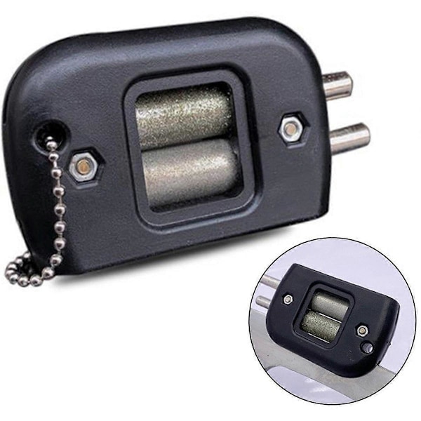 Supersterk hodelykt CREE T6 inkl. Oppladbare batterier og lader Svart