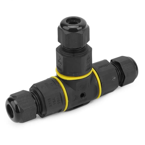 IP68 Waterproof T-shaped 3-Pin Junction Box for Underground Cable Sleeve Connector