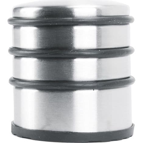 Dørstopper i rustfrit stål, 7x8cm (BxH) 1kg dørkile til tunge døre - Skridsikker dørstopper i rustfrit stål til glatte gulve - Sæt med 2