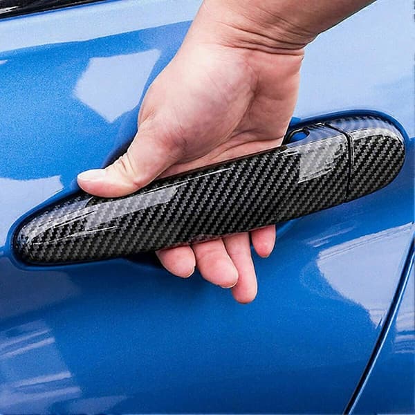 Karbonfiber Utvendig Dørhåndtak Deksel Trim for - 1 2 3 4 Serie E87 E90 E91 E92 E93 F30 X