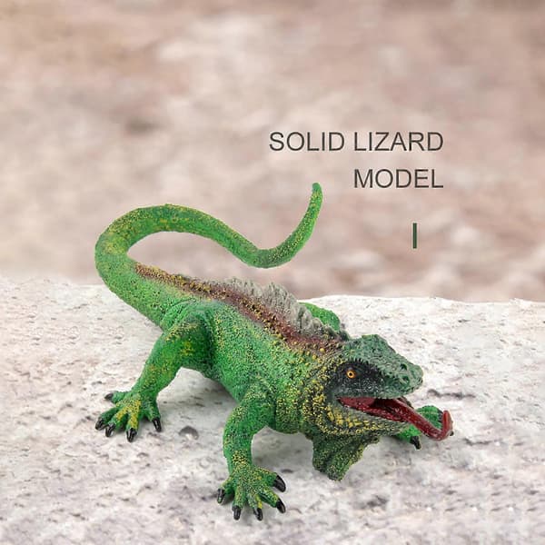 Legetøjsøgle Kunstig Model Reptiløgle Fake Øgle Pædagogisk Legetøj Til Børn 240982