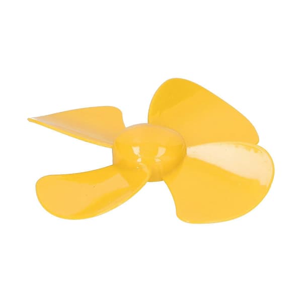 Høykvalitets 100mm firebladet propellmodellpropell 2mm hull plast