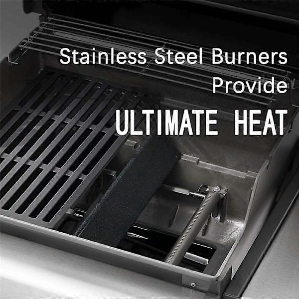 69785 18-tommers grillbrenner kompatibel med Spirit I & II 200-serien Spirit E-210 E-220 med frontmontert kontrollrør
