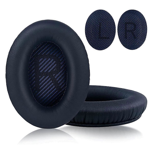 Vaihtokuulokkeiden korvatyynyt Quiet Comfort 35 (QC35) ja 35 II (QC35 II) -kuulokkeille (musta)