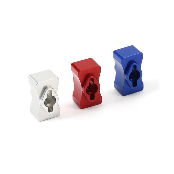 Metall Differential Spool Differential Locker Spool för DR10 No Prep RC Drag Car Uppgraderingsdelar, Blå