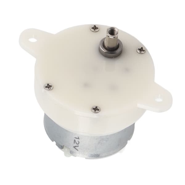 12V Slow Speed Small Gear Motor Gearbox with Terminal Silent Gear Rotation
