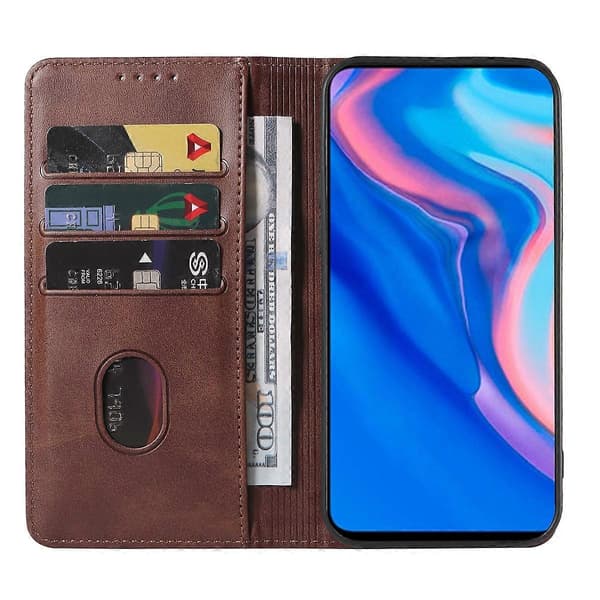 Magnetiskt läderfodral för Huawei Y9 Prime 2019