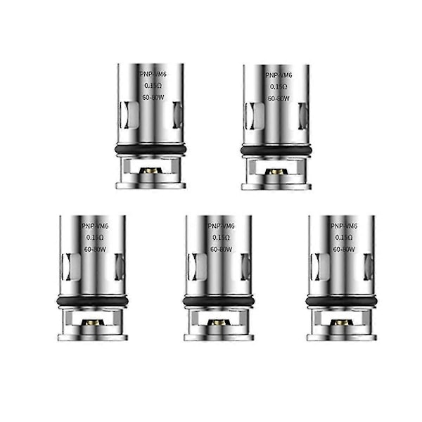 10 stk PNP Forstøvererstatningscoil VM6 0,15ohm PNP Coil for Drag X/Drag Max/Argus Pro/Argus X