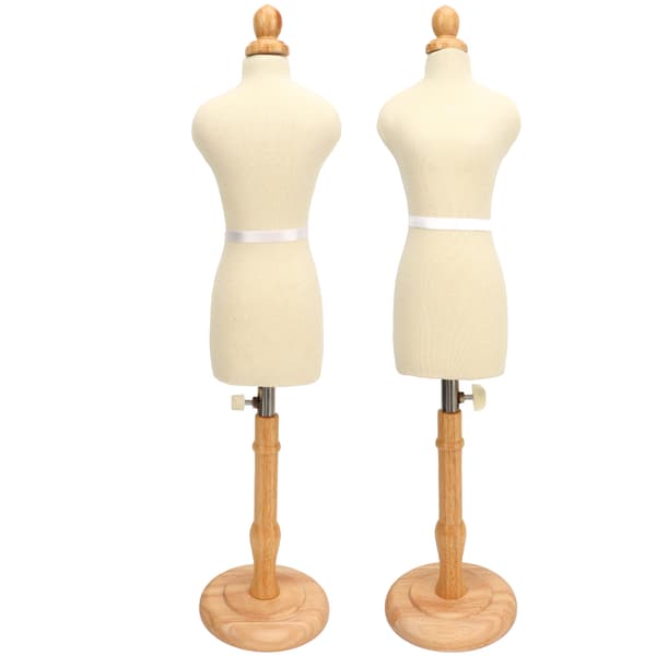 Adjustable Female Mannequin for Tailoring, Sewing Mannequin, Professional Display Mannequin, Standard Size, Black, One Unit