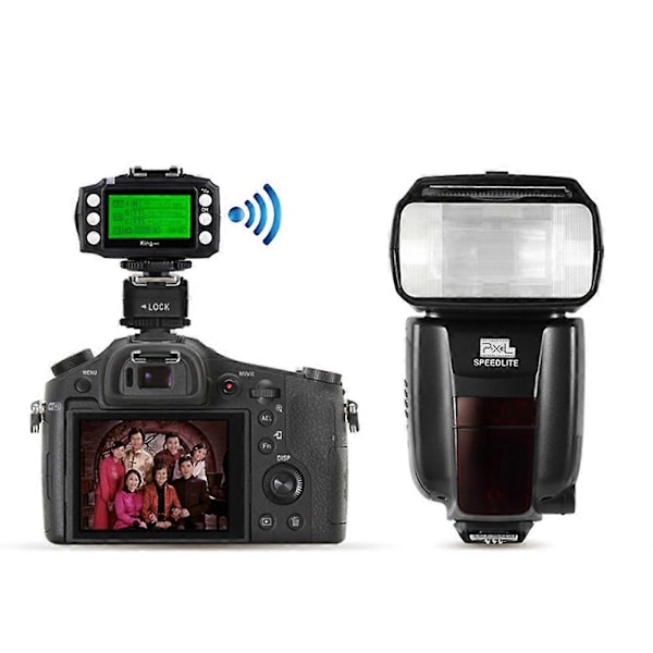 TF-334 Blixtskoadapter för att Konvertera Sony Mi A7 A7S A7SII A7R A7II A9 A6300 Kamera till Canon Nikon Blixt