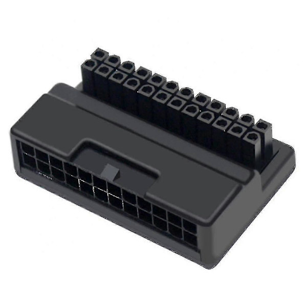 ATX 24-nastainen 90 asteen virtapistokkeen sovitin emolevylle - YuJia