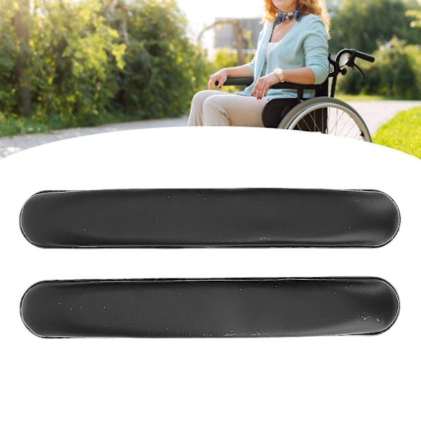 1 Pair Wheelchair Armrest Wear Resistant Waterproof Arm Pads With Screws For Wheelchairs Parts