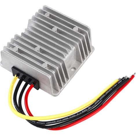 DC spændingsregulator Step-Down konverter DC 48V til 24V 10A 240W Strømreducerende Vandtæt Transformer til Golftrolley (48V til 24V 10A)