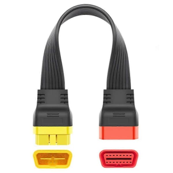 36 cm OBD2 Forlængerkabel Han til Hun Adapter Cor til Bildiagnosescanner