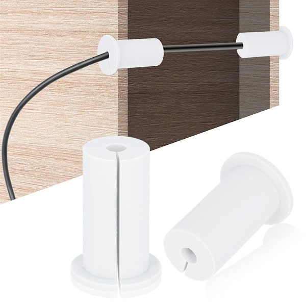 2 st kabelgenomföringssats för vägg, kabelgenomföringar för kabel genom bussningar för kabel 1 tum vägg