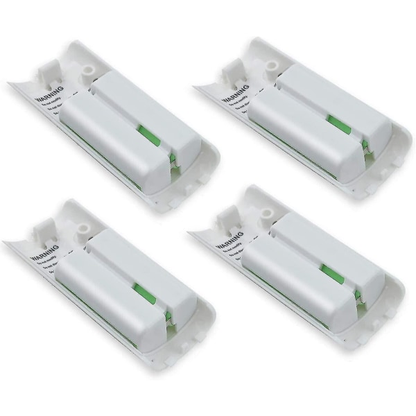 4-pack uppladdningsbara batteripaket för Wii och Wii U fjärrkontroll 2800 mah [xc]