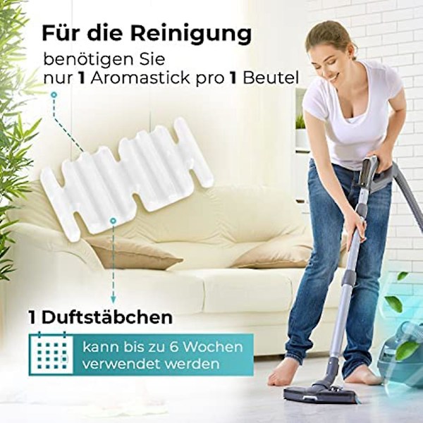 Doftpinnar Doftblock Set Ersättning för Kobold VK 140 VK 150 Dammsugare Luftfräschare
