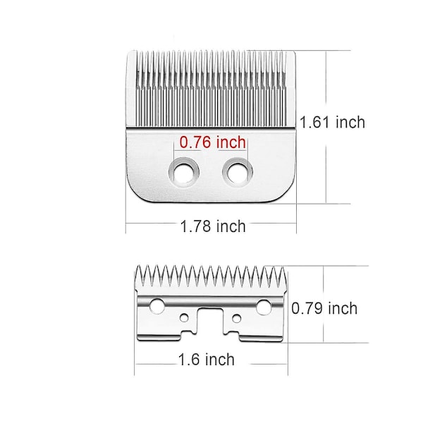 Ersättningsblad 22995 för Andis Master PM-1 Speedmaster Clippers Ersättningsblad 22995