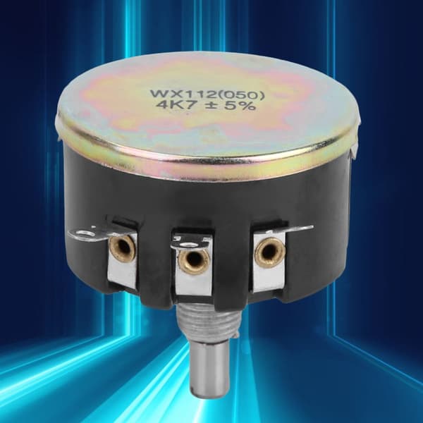 5W Single Turn Wirewound Potentiometer Spiral WX112(050) 4.7k