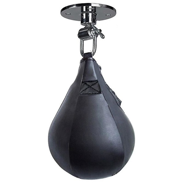 Professionel Sandsække Punch Bag Speedbag Træning Speed Ball Fitness Bokse Speed Bag Tilbehør, Sort