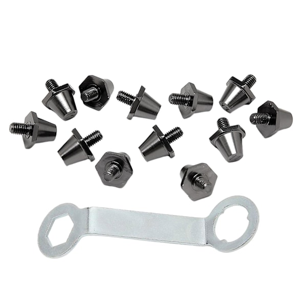 12 stk Fotballstøvel Pigger Erstatning Pigger Aluminium Legering Profesjonell Rugby Pigger Fotballstøvel Knotter For Atletiske Sneakers