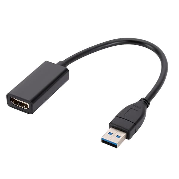 USB til HDMI-kompatibel konverter - Højhastighedsoverførselsadapter til PC-bærbare computere