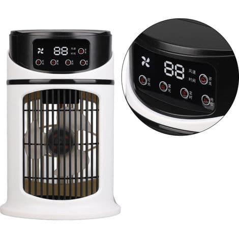Mini bærbar luftkølerventilator - Multifunktionel mobil aircondition til kontor og hjem