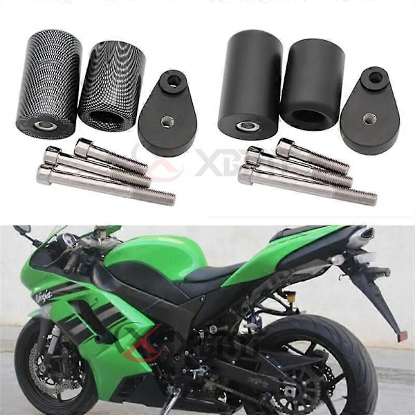 Motorcykelramskydd utan modifiering Crash Falling Protection För Kawasaki Ninja ZX-6R ZX6R ZX 6R 636 2007 2008