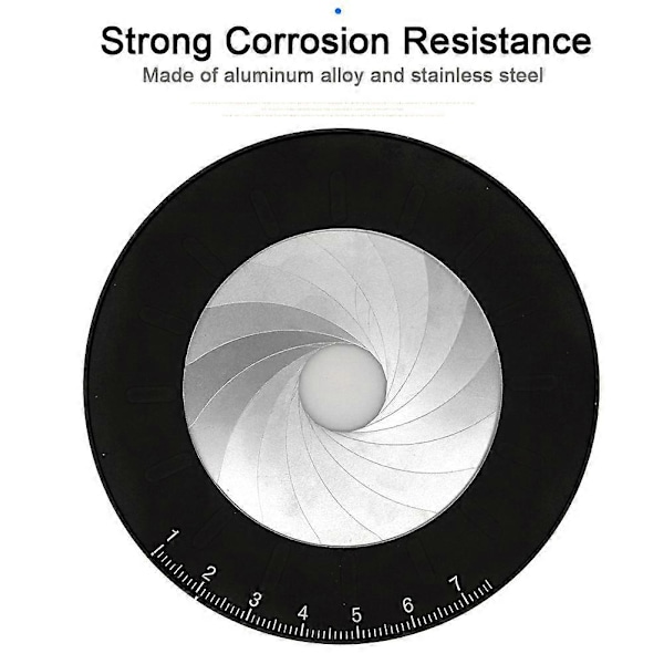 (Boks) Sirkeltegneverktøy med justerbar måling, tegneverktøy i 304 rustfritt stål, kreativ tegning