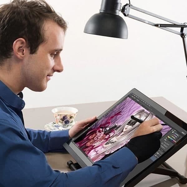 stk Lycra Kunstnerhandsker, To-fingrede Tegnehandsker, Grafisk Design Handsker til Studerende, Kunst, Pen, Tablet Pad